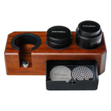 Coffee Tamping Station with Coffee Tamper, Tamper and Bottomless Portafilter Coffee Tamping Station with Coffee Tamper, Tamper and Bottomless Portafilter