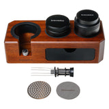 Coffee Tamping Station with Coffee Tamper, Tamper and Bottomless Portafilter Coffee Tamping Station with Coffee Tamper, Tamper and Bottomless Portafilter
